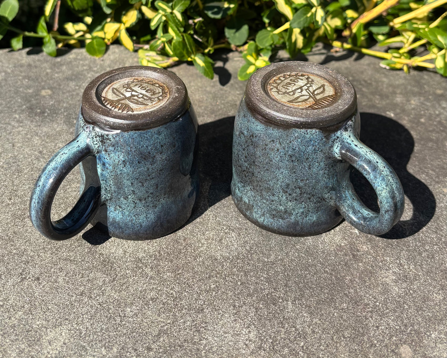 Small Gray Blue Mug 4oz
