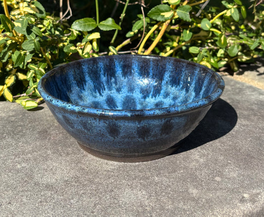 Medium Speckled Blue Bowl