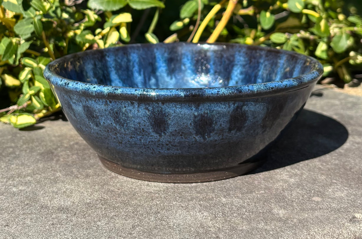 Medium Speckled Blue Bowl