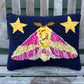 Tufted Rosy Maple Moth Pillow