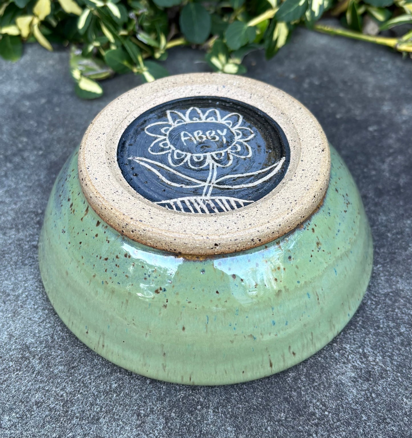Medium Small Green Bowl