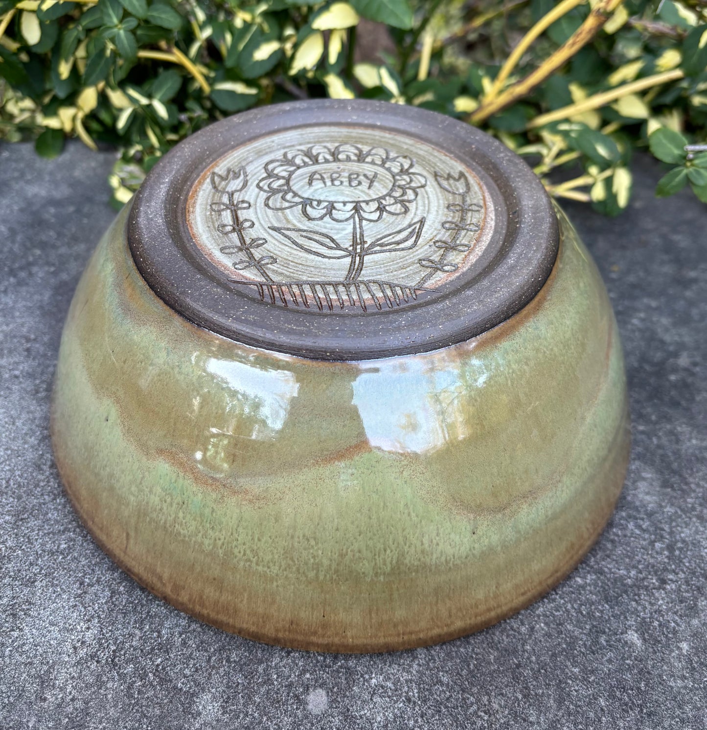 Large Green Bowl