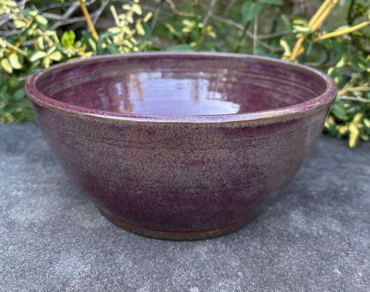 Large Red and Brown Bowl