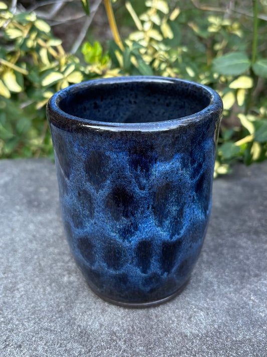 Handleless Dark Blue Cup 12oz