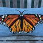Tufted Monarch Butterfly Pillow