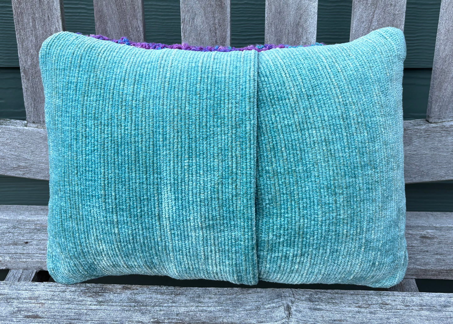 Tufted Purple Bess Beetle Pillow