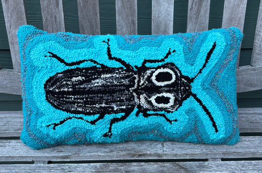 Tufted Click Beetle Pillow