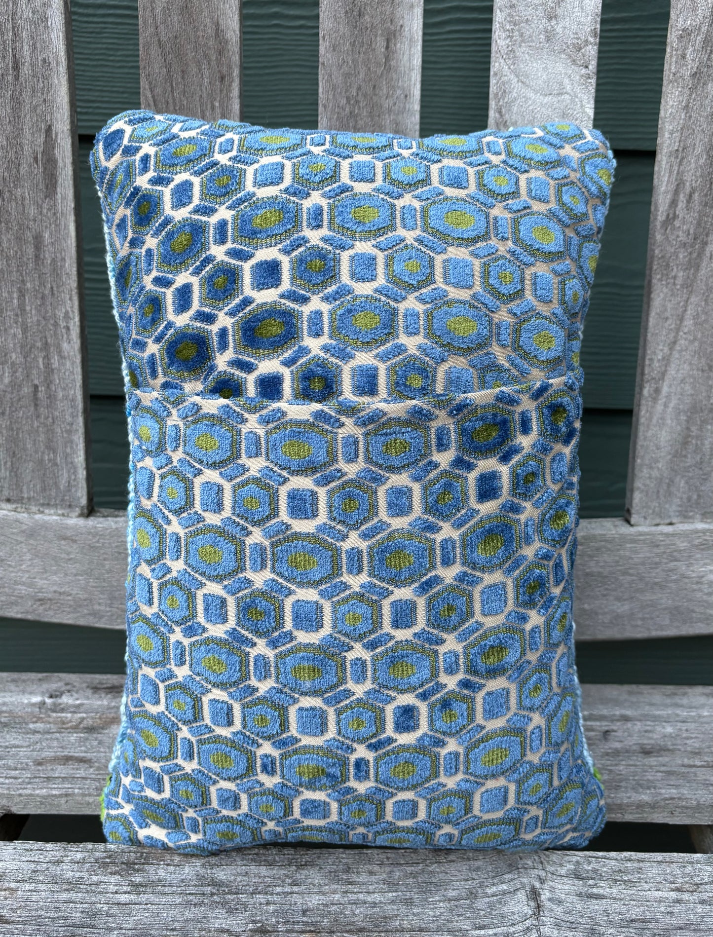 Tufted Dark Purple House Pillow
