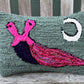 Tufted Pink Slug Pillow