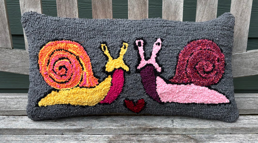 Tufted Snail Love Pillow