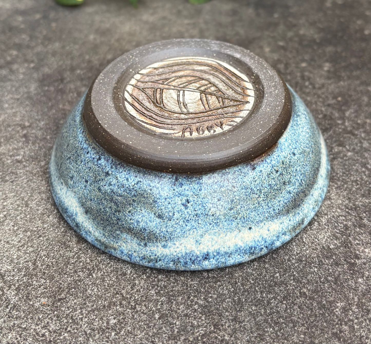 Tiny Light Bright Blue Bowl
