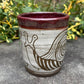 Red Handleless Snail Mug 10oz