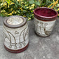 Red Handleless Snail Mug 10oz