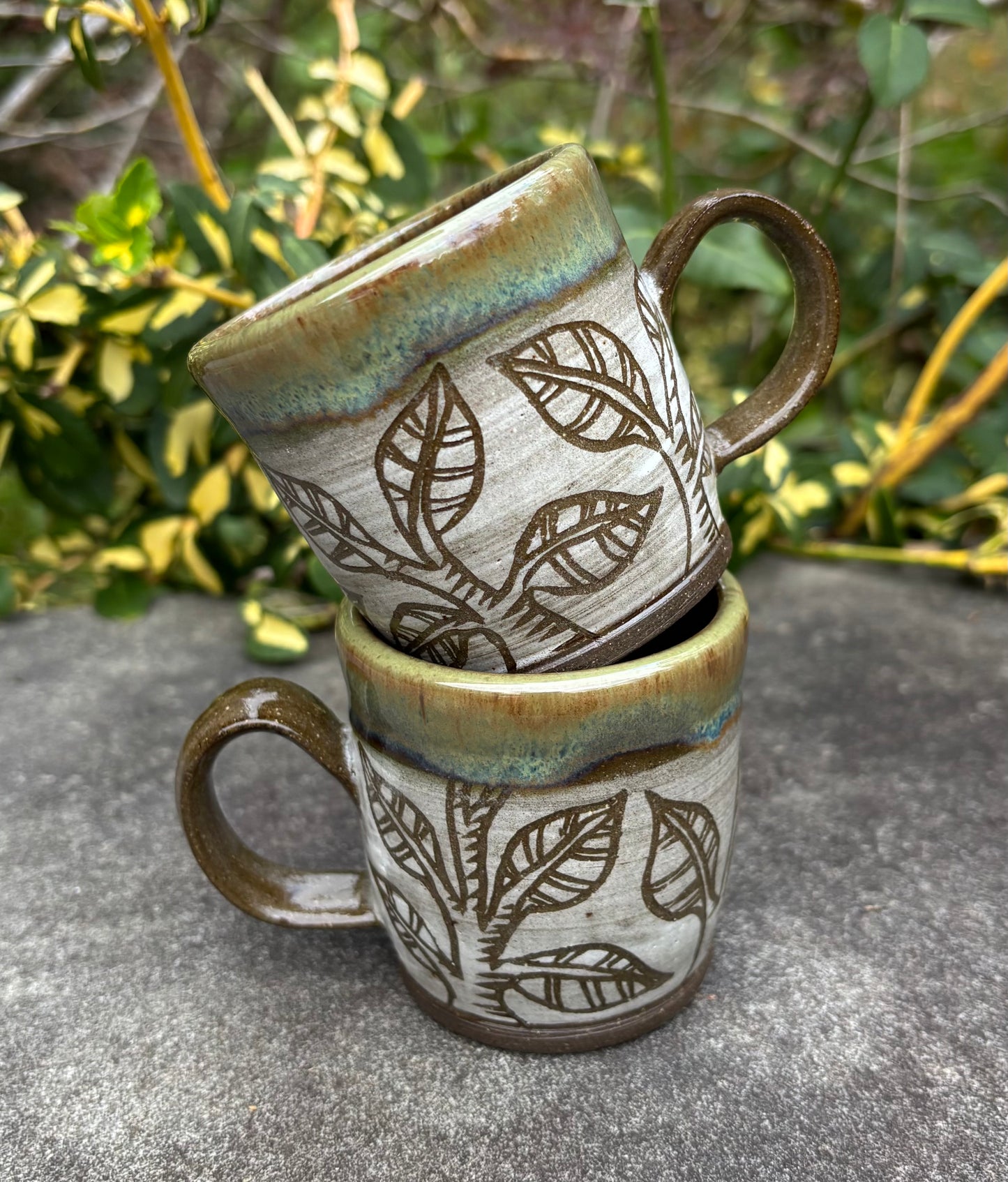 Small Carved Tree Cup 3oz