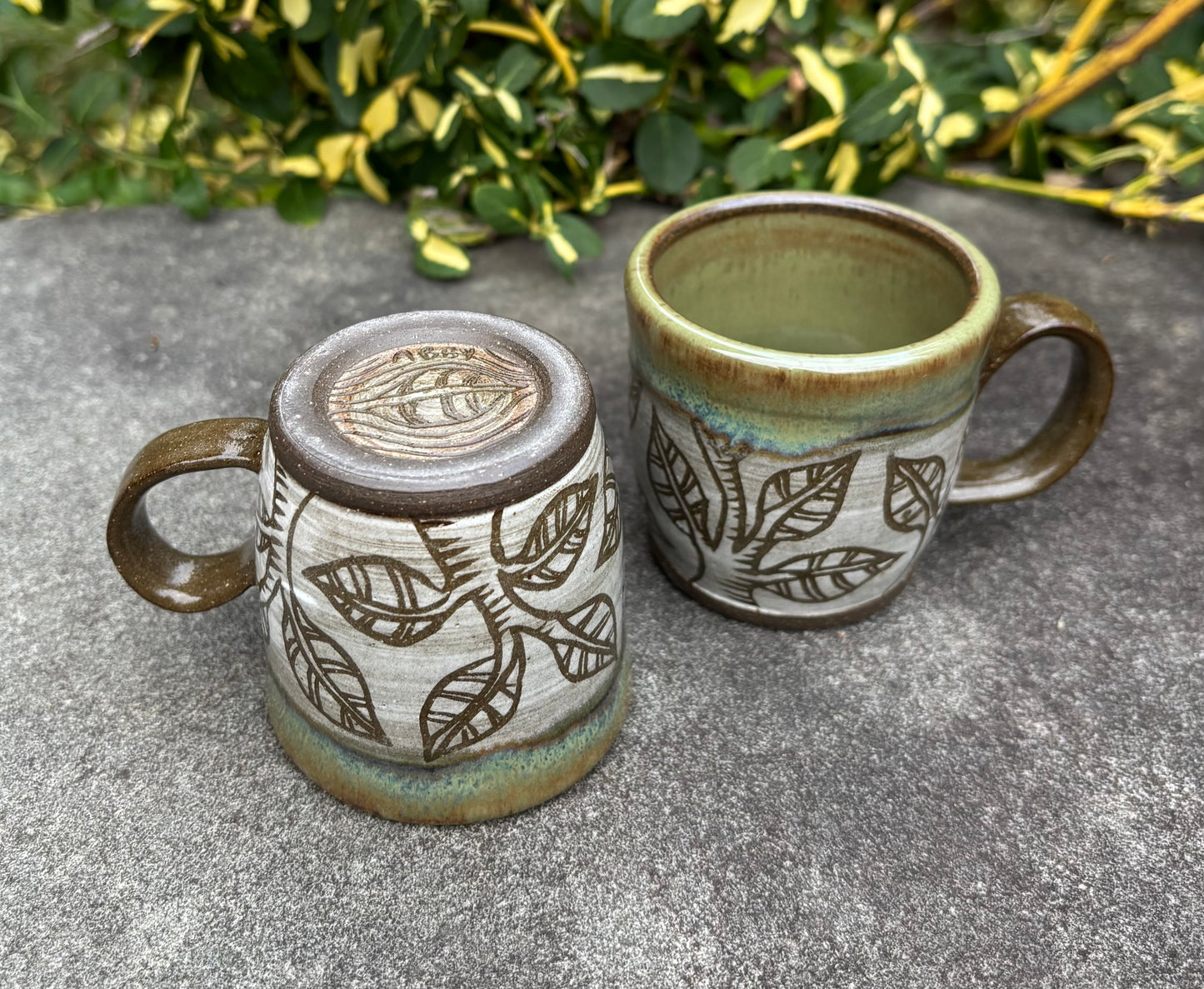 Small Carved Tree Cup 3oz