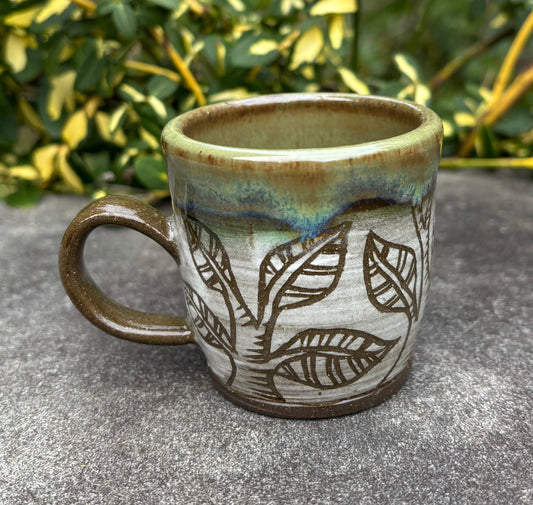 Small Carved Tree Cup 3oz