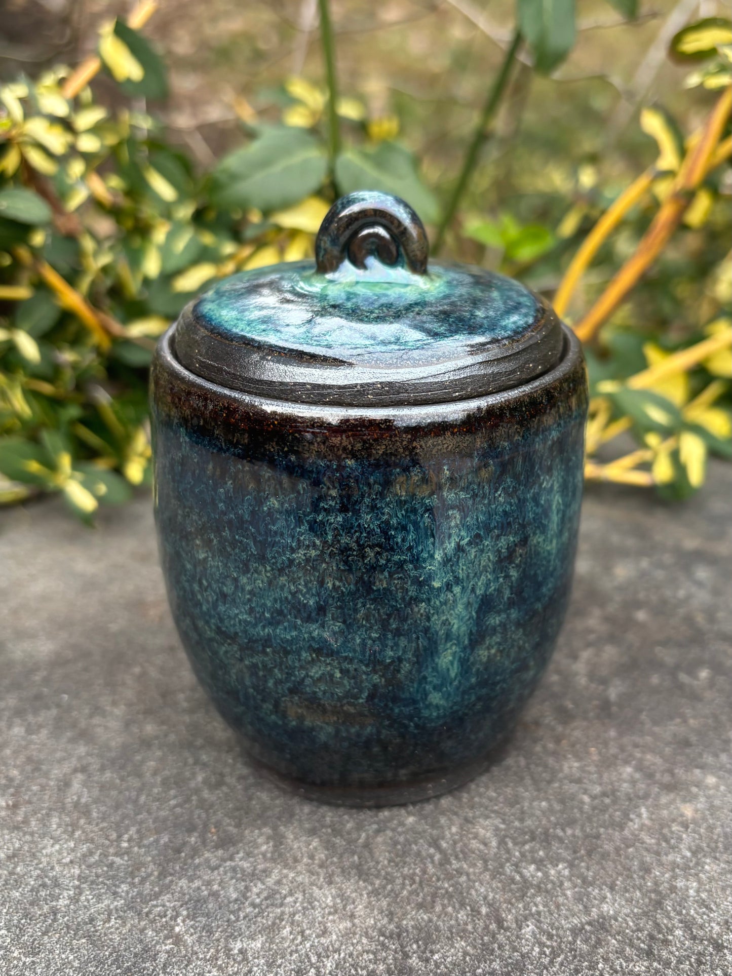 Dark Green Jar