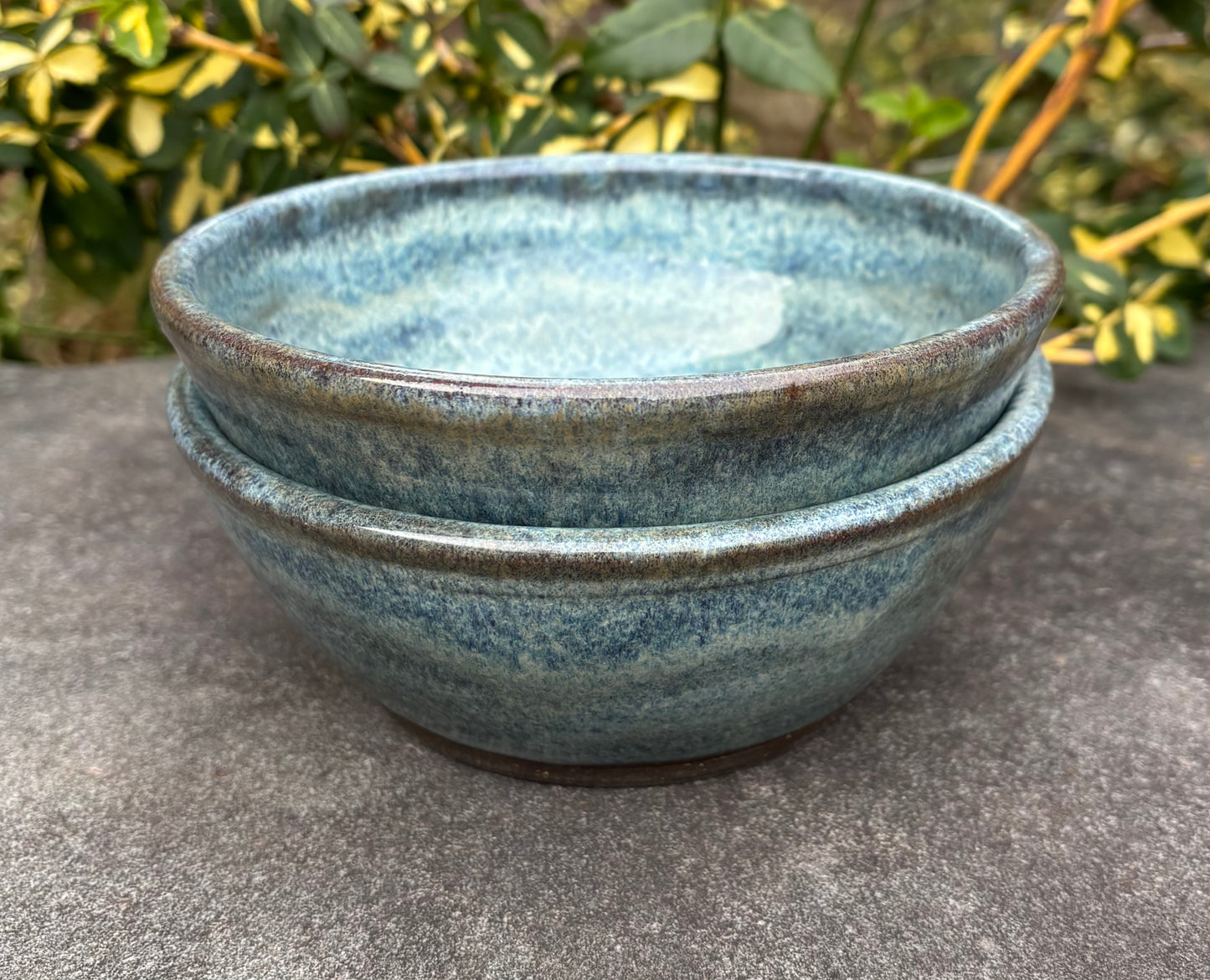 Medium Small Light Blue Bowl