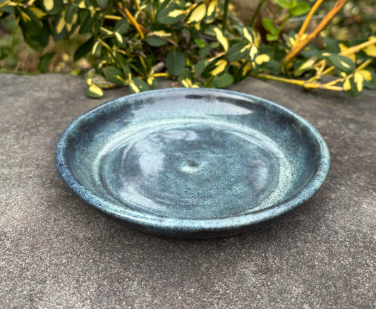 Small Gray Blue Plate