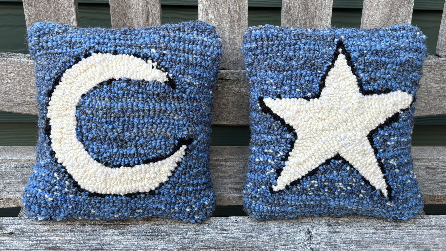 Tufted Tiny Moon Pillow