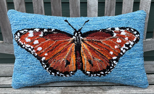 Tufted Queen Butterfly Pillow