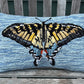 Tufted Eastern Tiger Swallowtail Butterfly Pillow