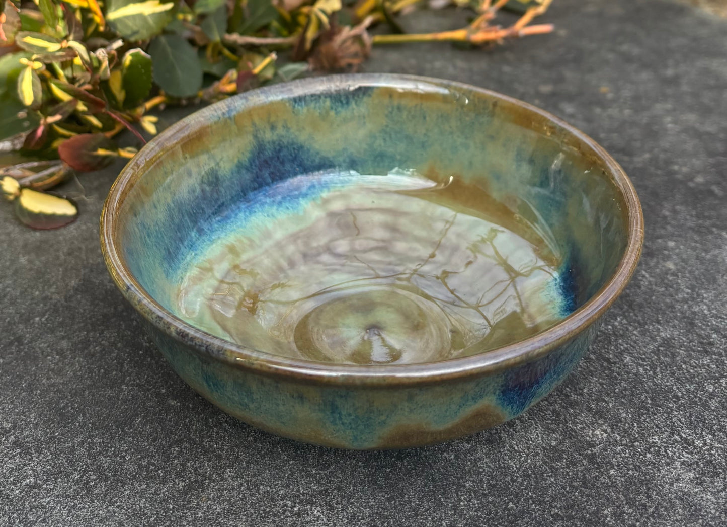 Small Green and Blue Bowl