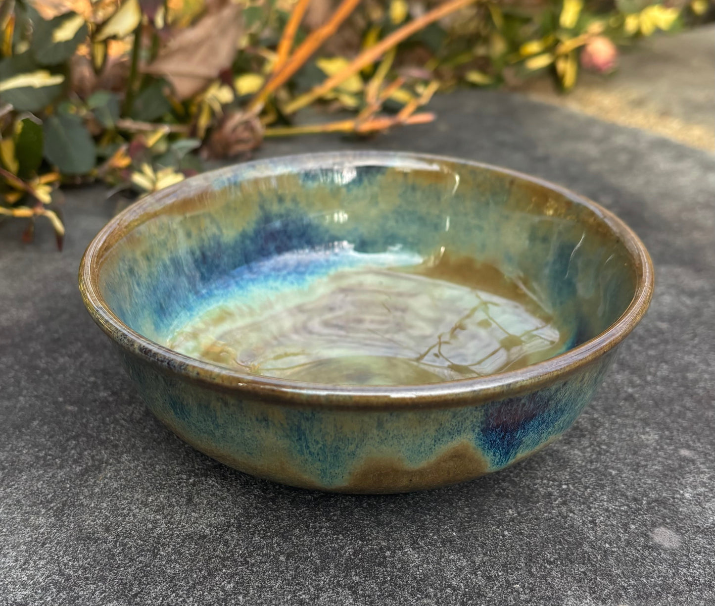 Small Green and Blue Bowl