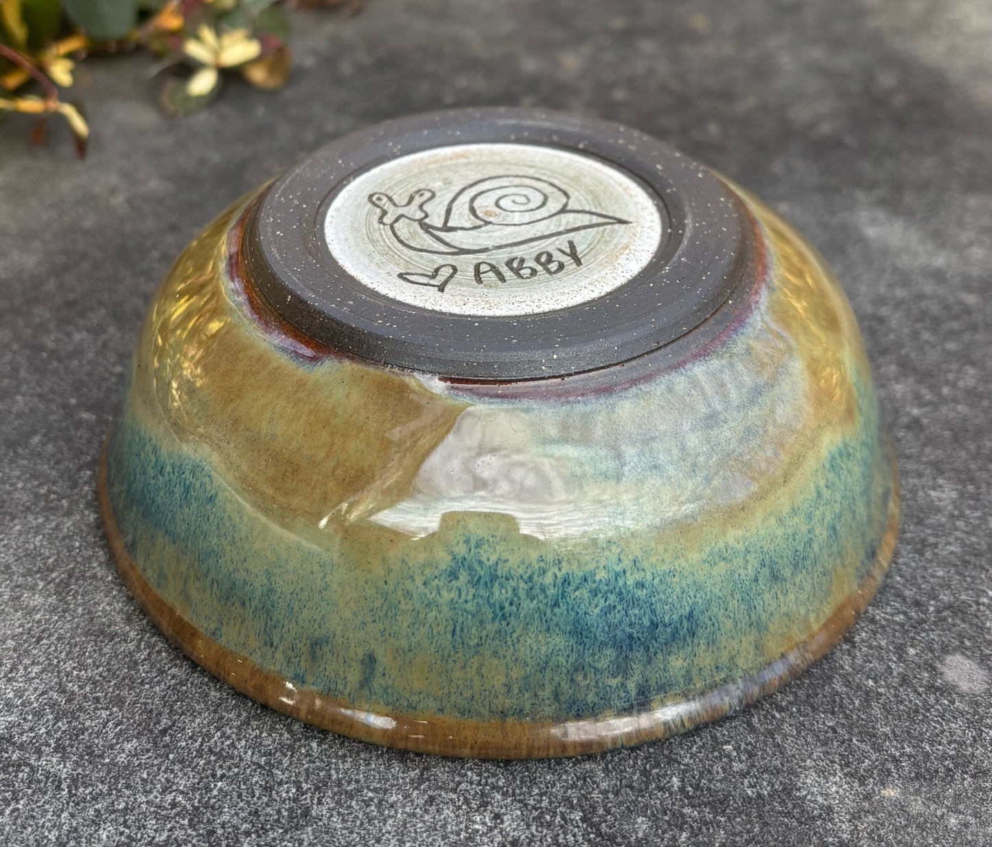 Small Green and Blue Bowl