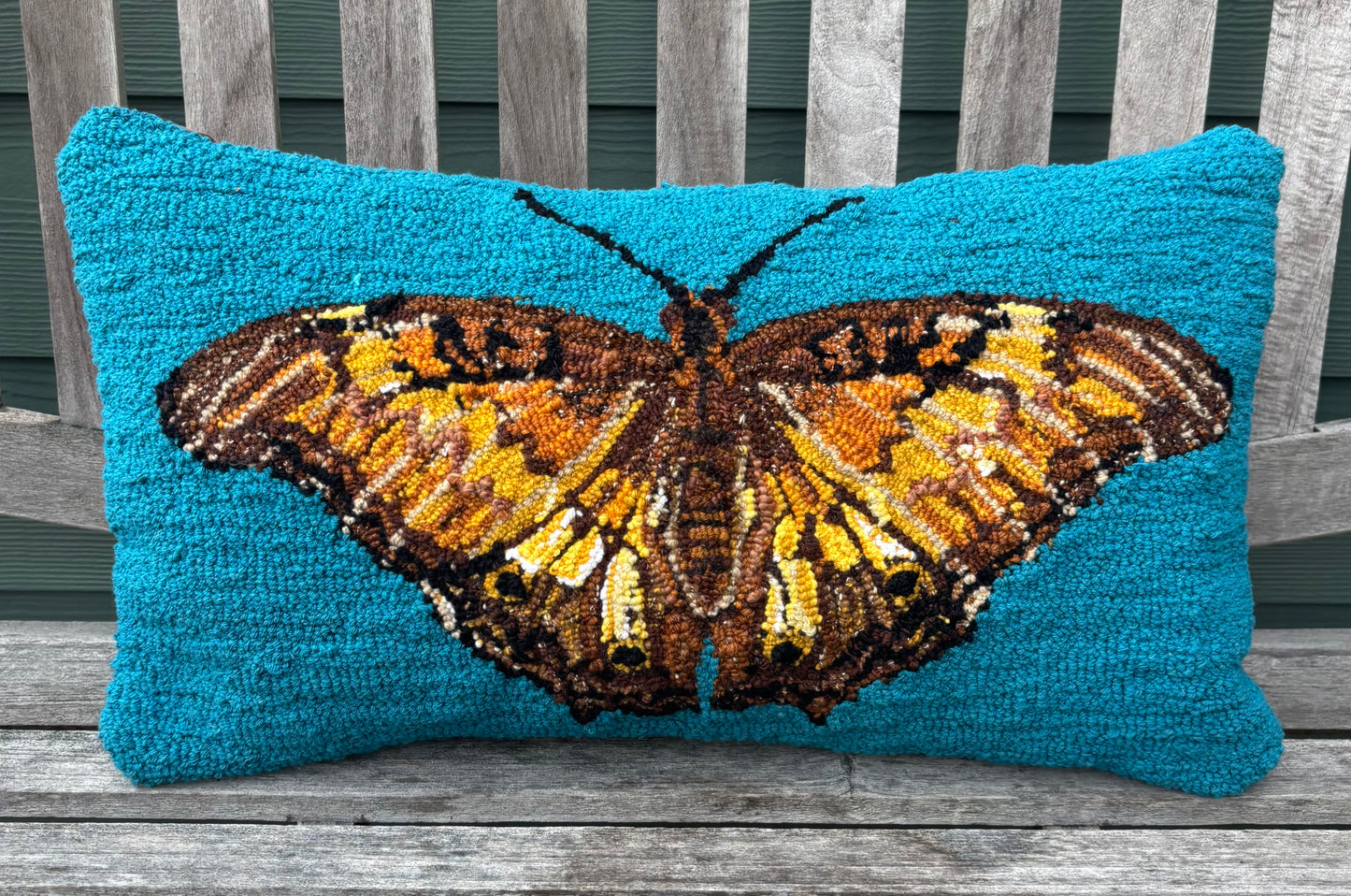 Tufted Malay Cruiser Butterfly Pillow