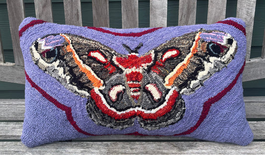 Tufted Cercropia Moth Pillow