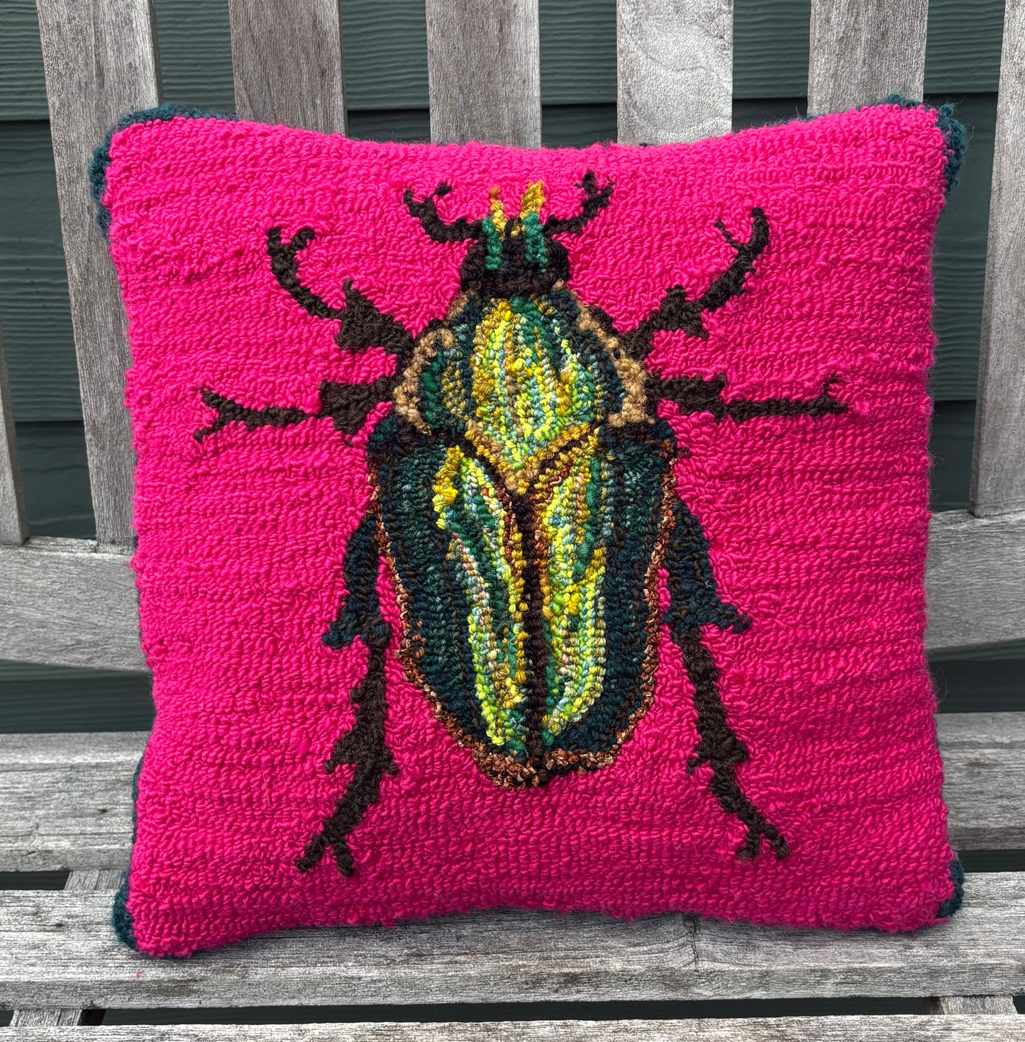 Tufted June Beetle Pillow