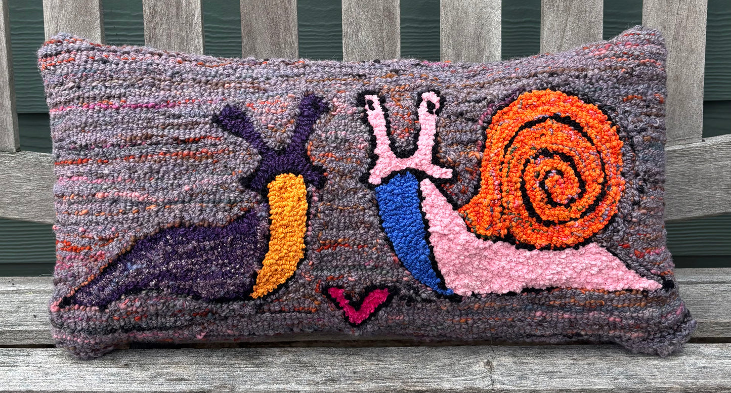 Tufted Slug and Snail Love Pillow