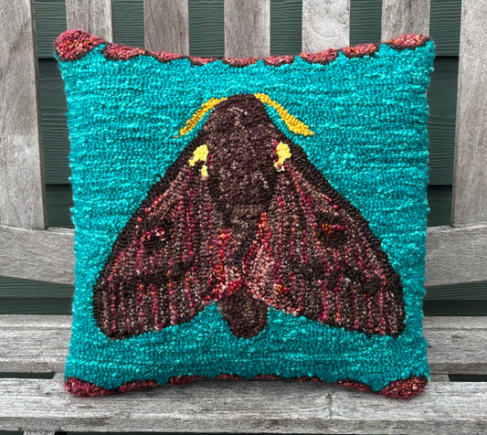 Tufted Pine Devil Moth Pillow