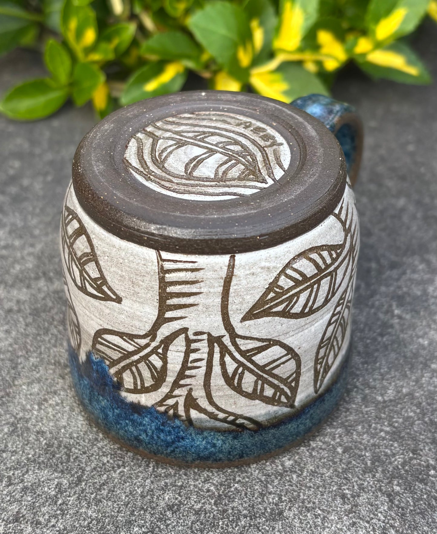 Small Carved Tree Mug 3.5oz