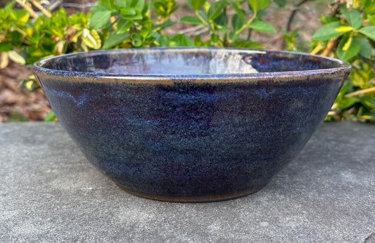 Large Purple and Brown Bowl