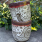 Red Carved Handleless Snail Love Mug 11oz