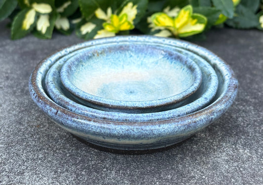 Tiny Light Blue Nesting Set of 3