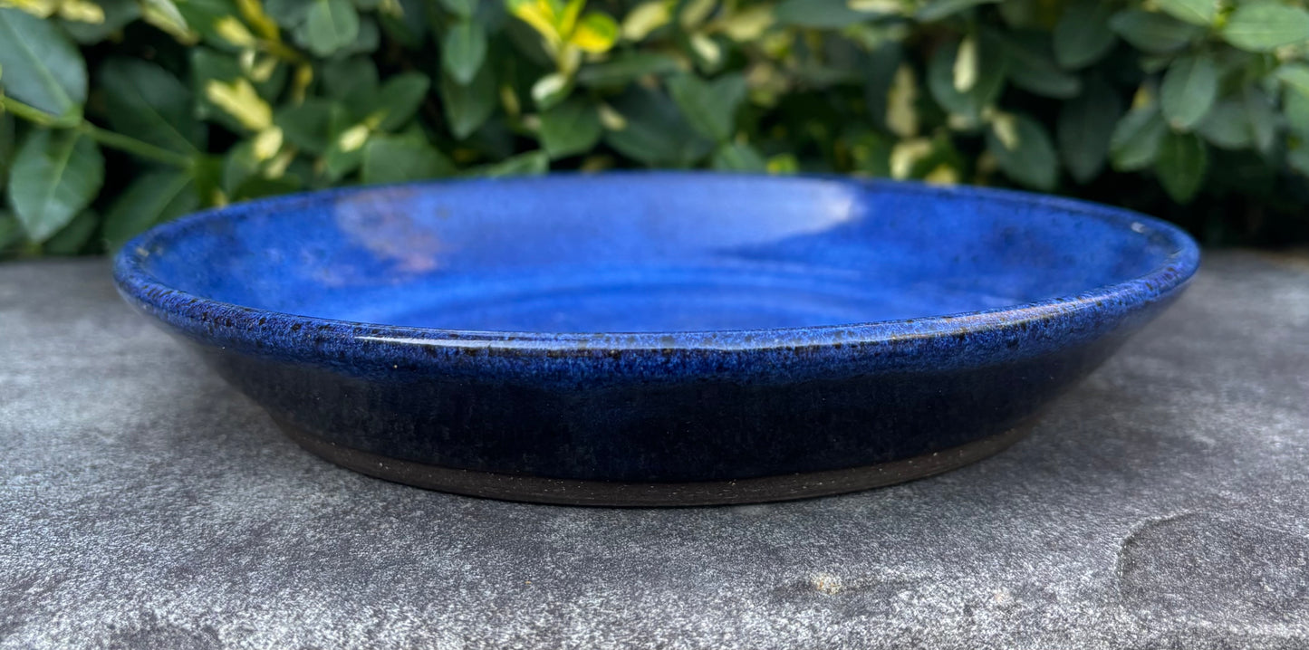 Dark Blue Plate Bowl