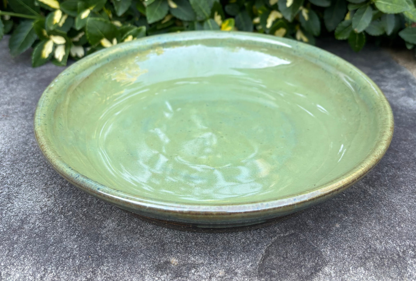 Green Plate Bowl
