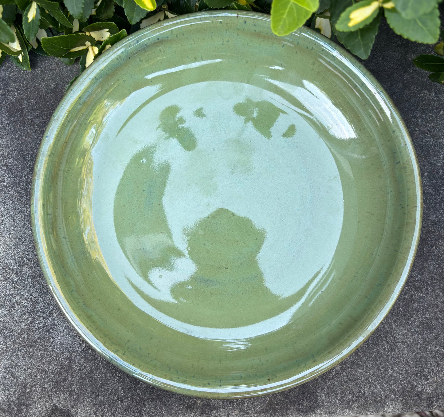 Green Plate Bowl