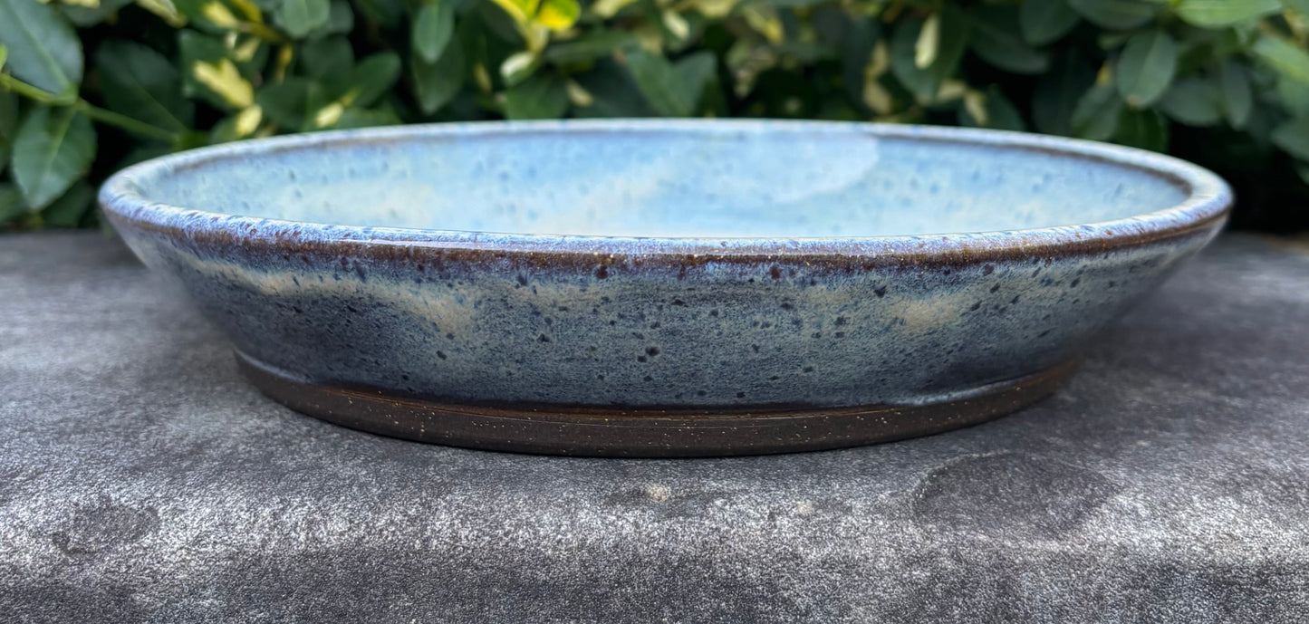 Light Blue Plate Bowl