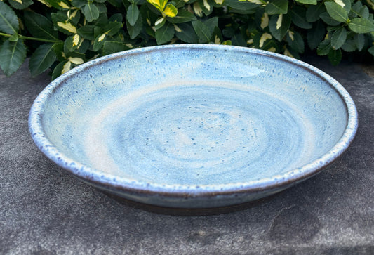 Light Blue Plate Bowl
