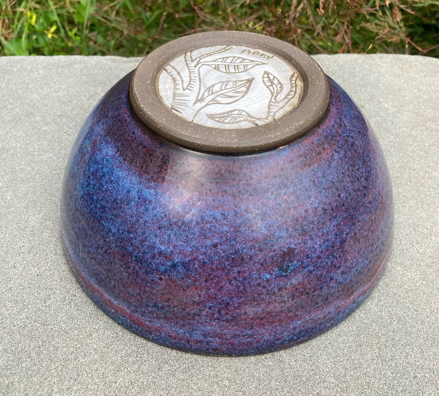 Medium Purple Blue Bowl