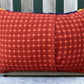Tufted Red and Orange Snail Pillow