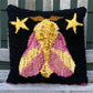 Tufted Rosy Maple Moth Pillow