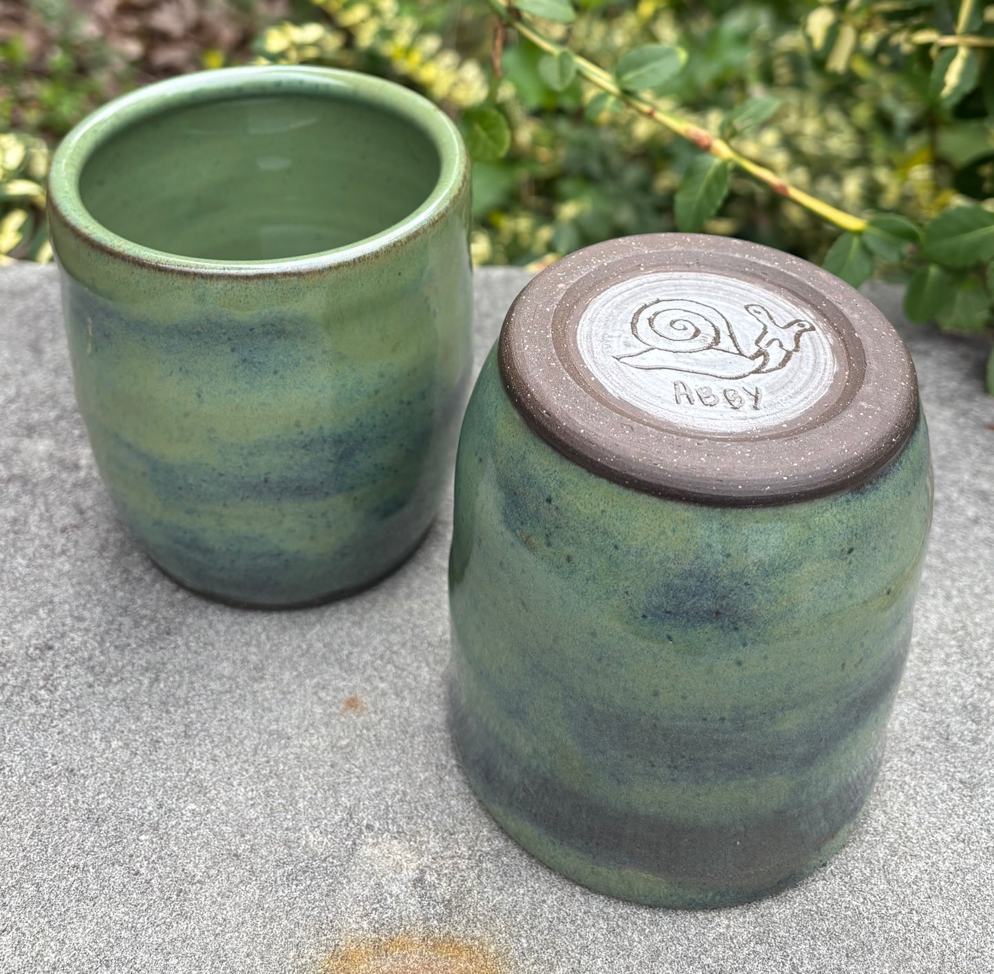 Green and Blue Cup 13oz