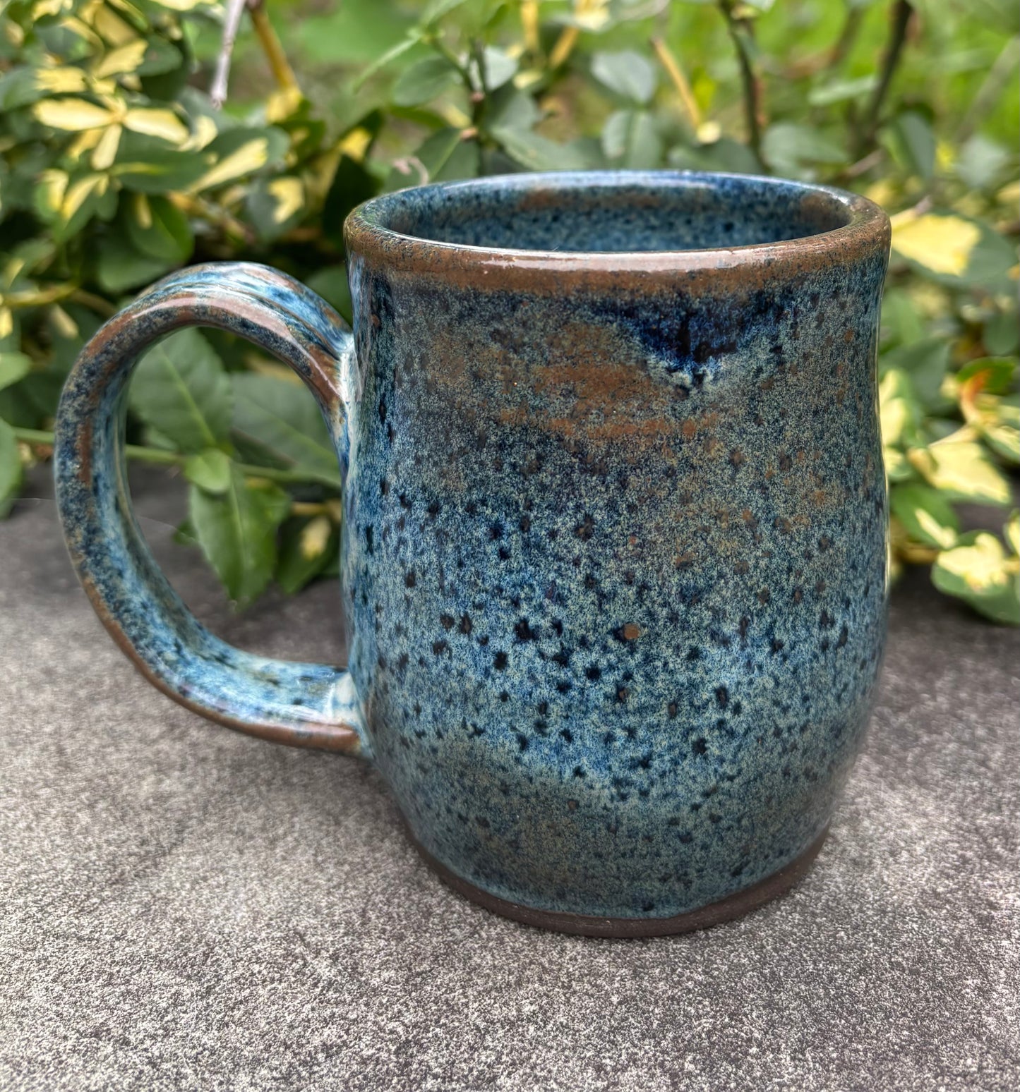 Blue and Brown Mug 13oz