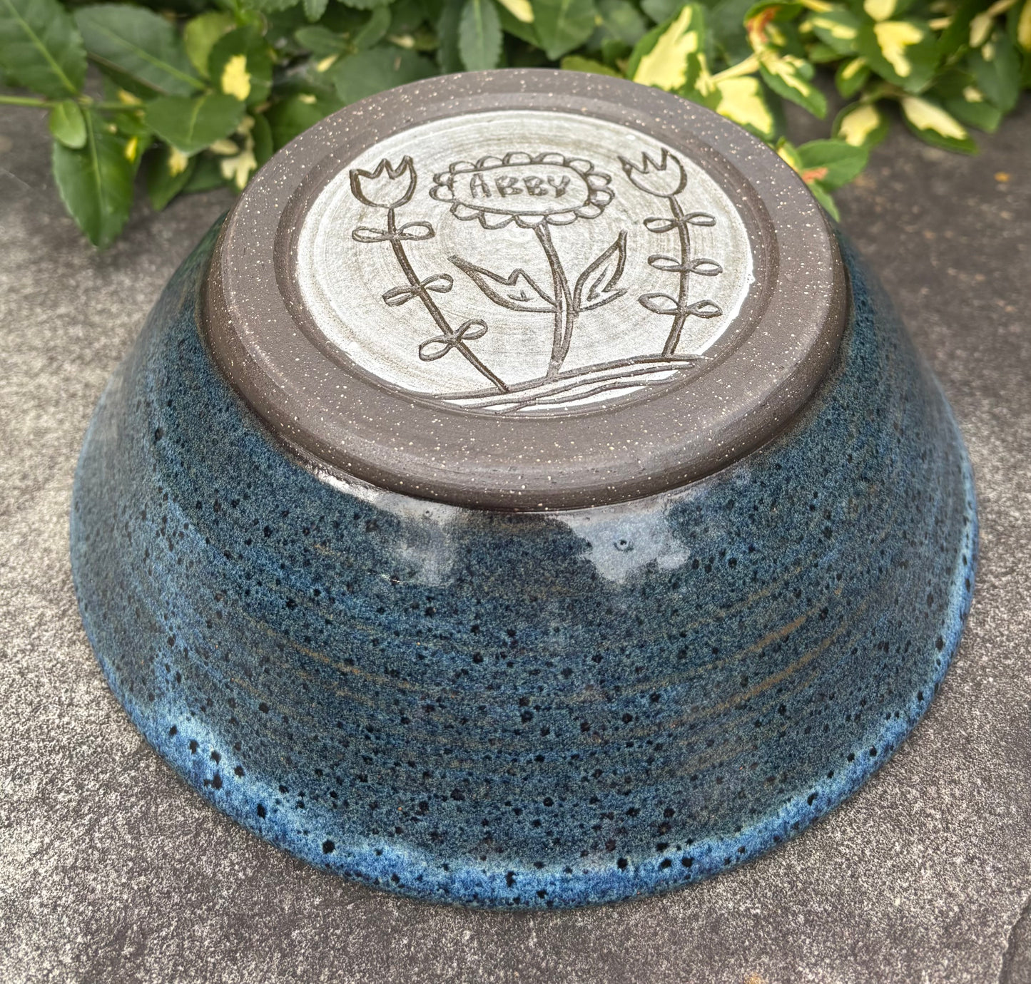 Medium Blue Bowl