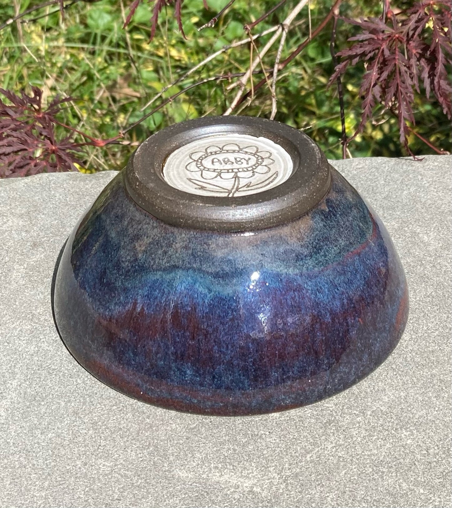 Medium Small Dark Purple Bowl